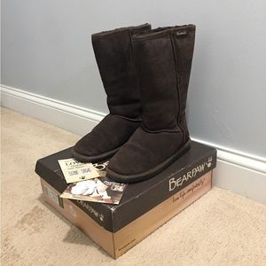 Chocolate BearPaw Tall boots